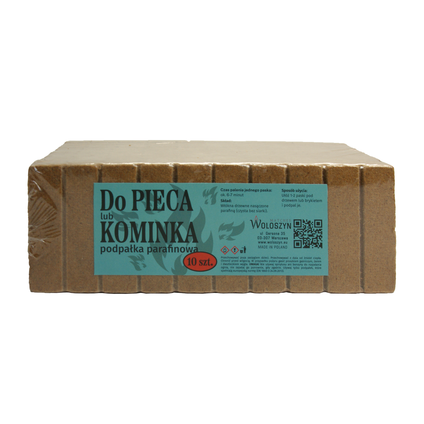 Podpałka parafinowa w tabliczkach - 10 szt.