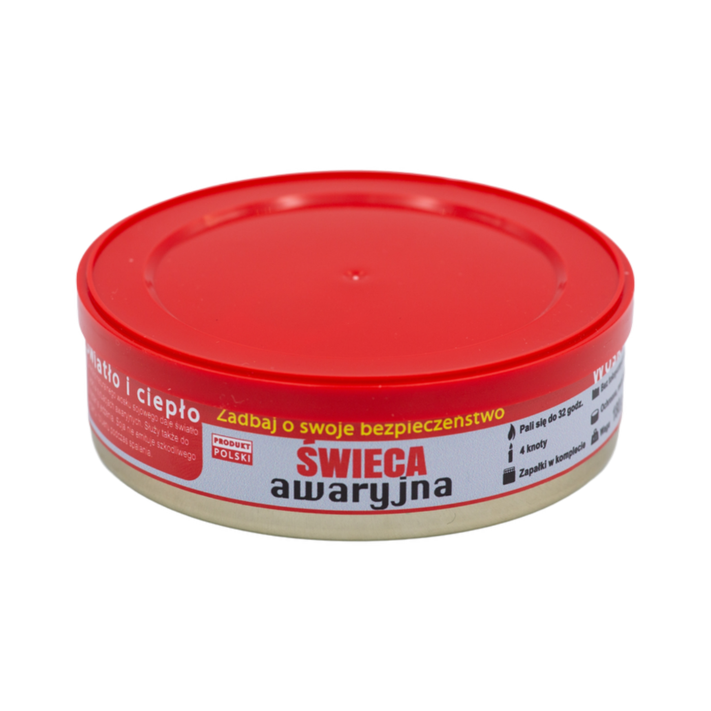 Świeca awaryjna Sojowa MINI 32h 180g