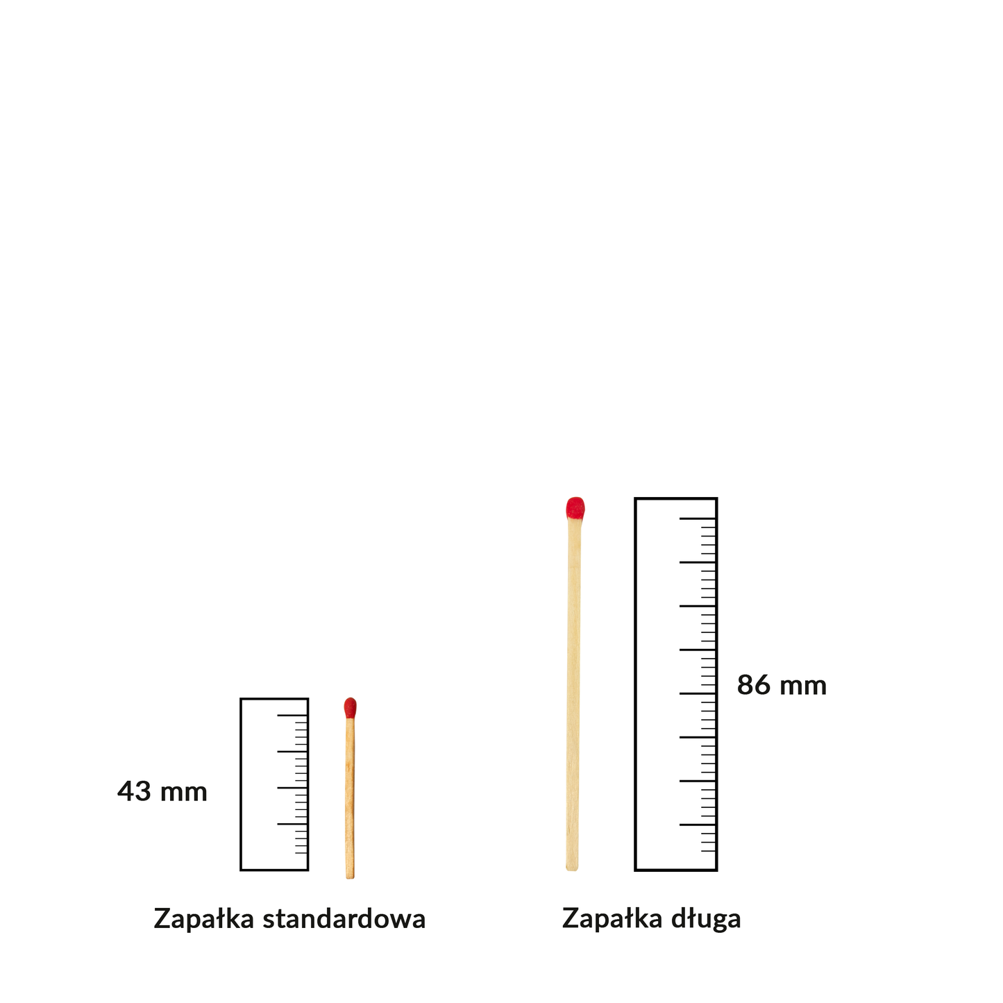 Zapałki długie "Kocia miłość" - WOLOSZYN