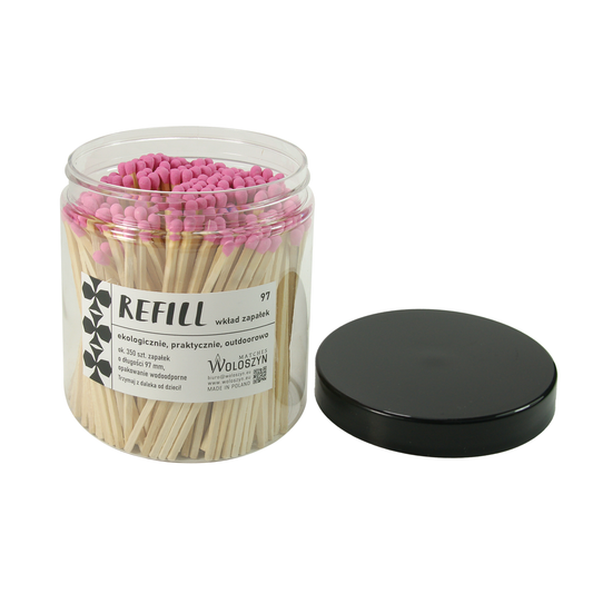 Wkład zapałek 97 mm - 350 szt.